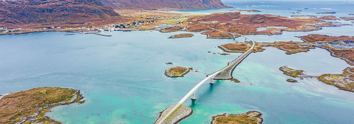 Route panoramique aux Îles Lofoten - Norvège